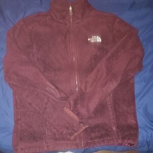 The North Face Maroon Fleece Jacket